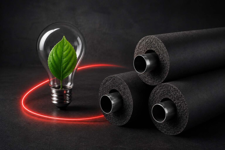 با عایق الاستومری اتلاف انرژی رو به صفر نزدیک کنید